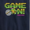 thumbnail image 3 of Teenage Muntant Ninja Turtles - Game On Don - Toddler And Youth Crewneck Fleece Sweatshirt, 3 of 5