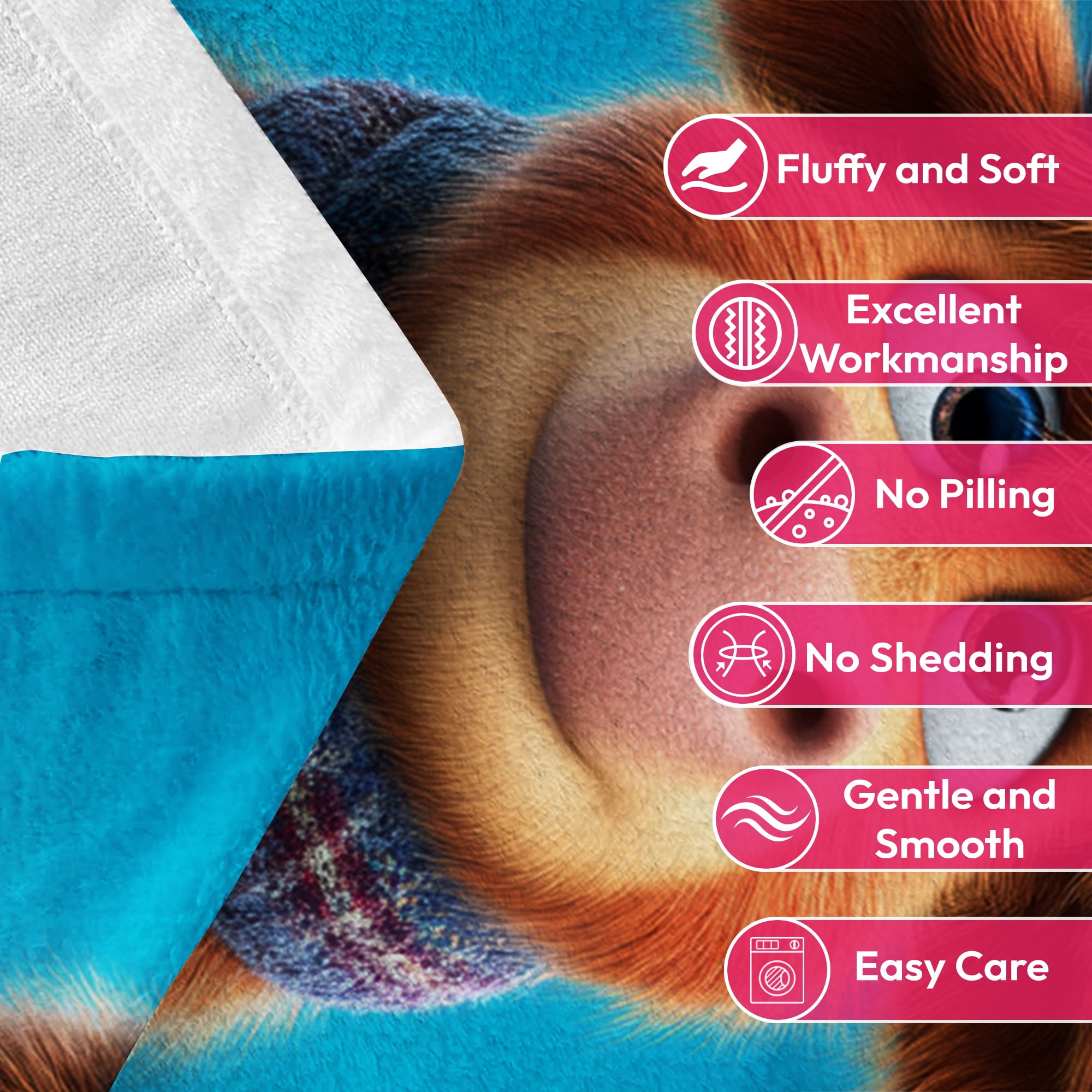 Flannel Fleece Throw Blanket, Soft Large Throw Blanket, Lightweight Cozy Plush Throw Blanket Fit Sofa Bed, 50"x60", Plateau Cattle