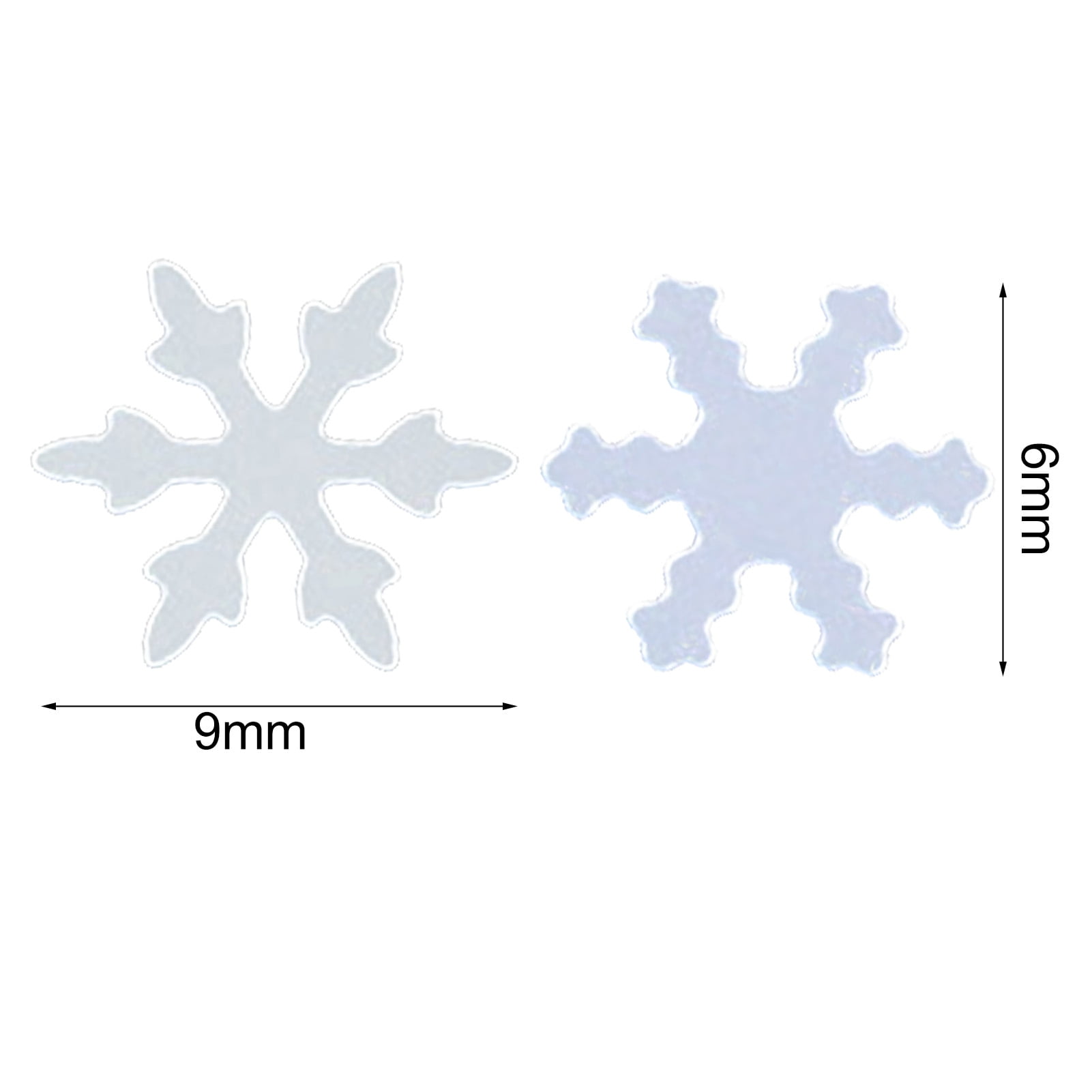 Cheap 1 Pack Winter Snowflake Nail Art Flakes Sequins Slice Nail