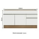 thumbnail image 2 of Gabinete Bajo Cocina Madesa Glamy 150cm Sin Encimera MB, 2 of 4