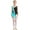 Blue Green, variant on Kids Girls Sparkly Sleeveless Mesh Splice Gymnastics Leotard Figure Skating Jumpsuit Biketard Unitard Blue Green 8