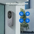 thumbnail image 3 of HLONK Wireless Doorbell Camera with Chime  Video Doorbell Security Camera with Batteries for Home, 3 of 7