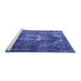 thumbnail image 2 of Ahgly Company Machine Washable Indoor Rectangle Persian Blue Traditional Area Rugs, 7' x 10', 2 of 4