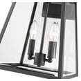 thumbnail image 4 of 521M-BK-Z-Lite-Broughton - 2 Light Outdoor Wall Sconce In Craftsman Style-17.5 Inches Tall and 10.25 Inches Wide, 4 of 7