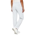 thumbnail image 5 of TEAJOPSUU Scrub Pants for Women Strethcy Solid Color Elasitc Waist Multi-Pockets Caregiver Pants Work Nurse Pants White, 5 of 8