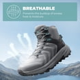 thumbnail image 2 of Botas de Senderismo Impermeables para Mujer NORTIV 8, Ligeras, Talla 9.5, 2 of 8