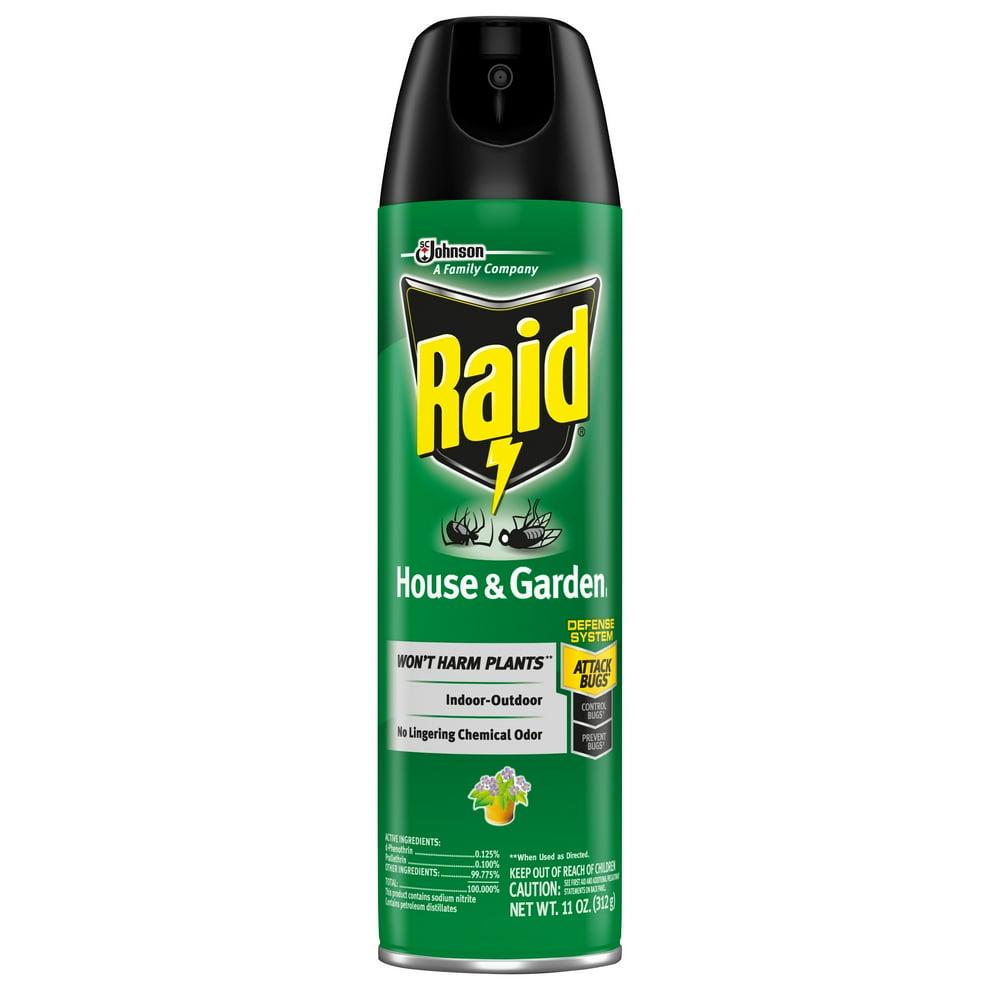 Raid House and Garden Aerosol, 11 OZ (Pack 12)