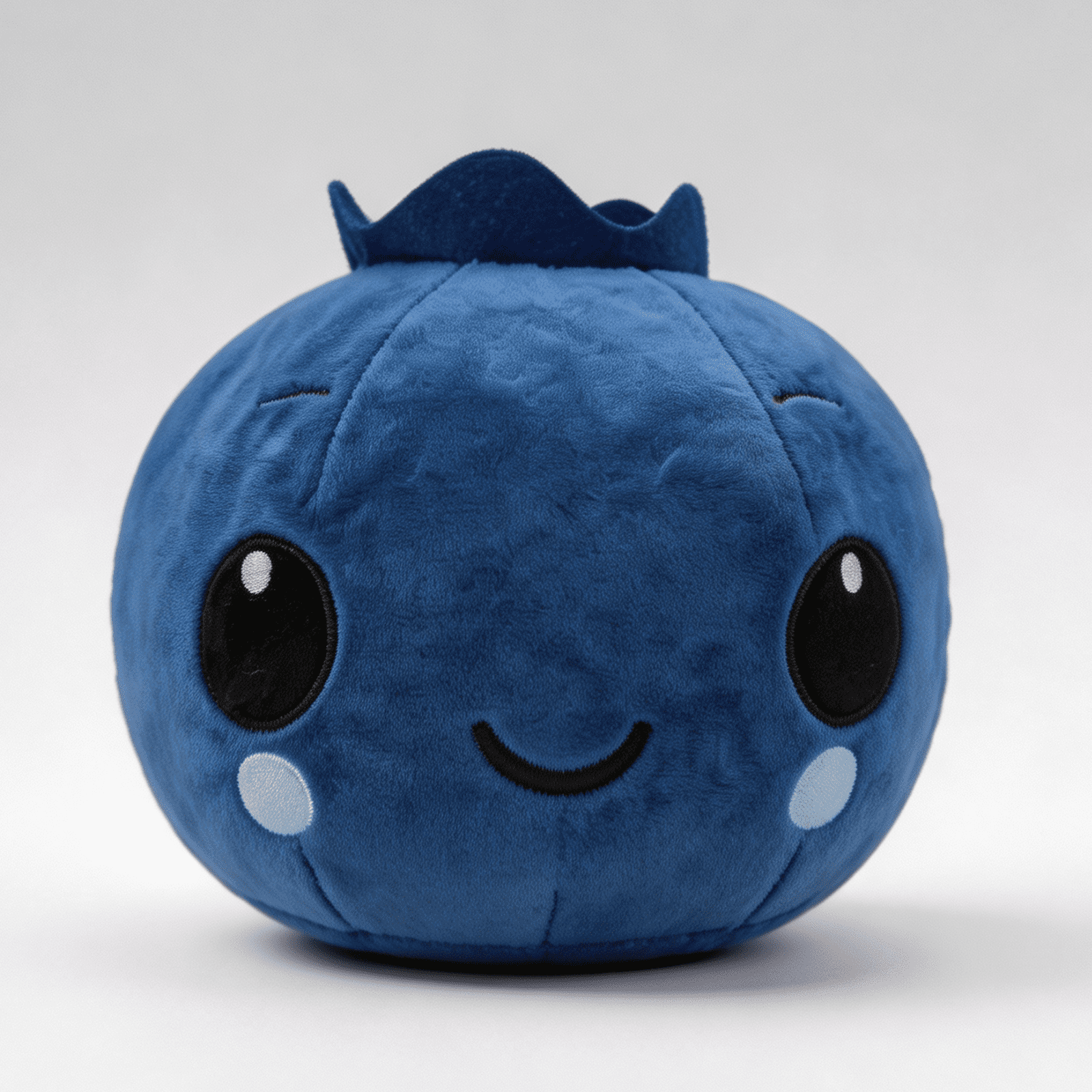 Cute Blueberry Plush Toy 9 Inch Soft Fruit Pillow Stuffed Animal Huggable Plush for Sofa Bedroom Decor Birthday Holiday Gift for Kids & Adults