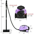 thumbnail image 6 of ARLIME Steam Cleaner, Multipurpose Steam Cleaner w/ 19 Accessories, Heavy Duty Household Steamer Chemical-Free Cleaning, 1.5L Dual-Tank Rolling Cleaning Machine for Carpet, Floor, Window, Car, Purple, 6 of 18