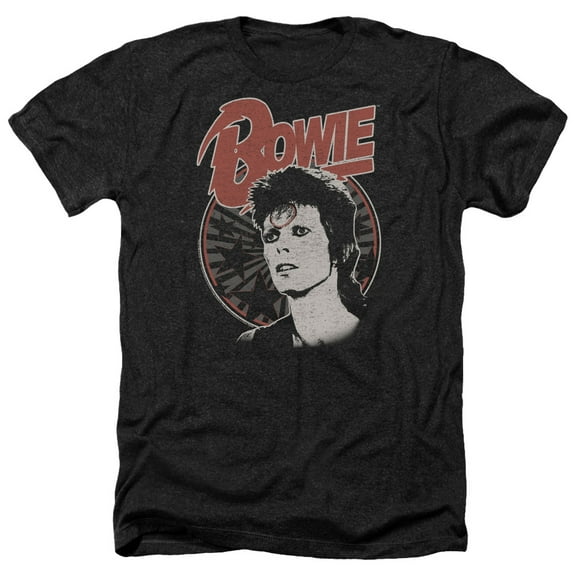 David Bowie - Space Oddity - Heather Short Sleeve Shirt - Large