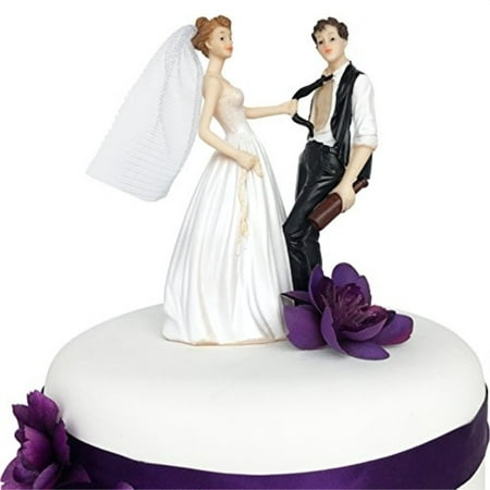 Wedding Cake Topper Funny And Romantic Bride And Drunk Groom