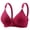 Wine, variant on Jelly Bras For Women Womens Wireless Bra No Underwire Comfort Soft Breathable Plus Size Supportive Bralette Red 36B-42B