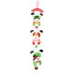 thumbnail image 1 of Gibobby Cuerda de muñeco de nieve de Navidad con campana Colgante de muñeco de nieve de Navidad Decoraciones de Navidad(colour), 1 of 4