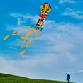 thumbnail image 3 of GEX 2022 Octopus Squid Huge Kite Total 242 Inches for Kids and Adults Easy to Fly Single Line String with Tail for Beach Trip Park Family Outdoor Games and Activities Orange, 3 of 6