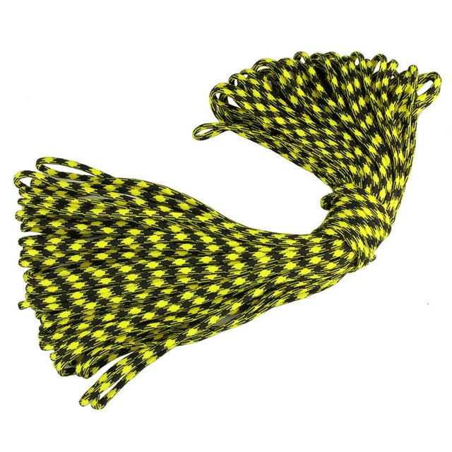 100m 5mm 7-core Camping Tent Fix Weaving Binding Umbrella Rope Braided Cord Home Outdoor Lifeline