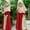 Red, variant on Girls Dress Christmas Gift Two-piece Set Girls Muslim Long Dress with headband Cover Round Neck Muslim Prayer Clothes for 2-13years Save Big