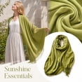 thumbnail image 4 of Clossjun Soft Long Scarf for Women Fall Winter Pashmina Shawls and Wraps Warm Large Neck Scarves for Formal Work Out Business One Size, 4 of 5