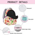 thumbnail image 4 of Cute Pig Face Backpack for School - Lightweight Bookbag with Pencil Case Holder, Front Pocket for Small Accessories, 4 of 6