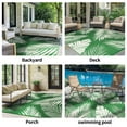 thumbnail image 6 of DEORAB 6'x9' Outdoor Rugs Waterproof Patio Lightweight Reversible Plastic Carpet Outside Camping Mat,DarkGreen, 6 of 8