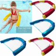 thumbnail image 2 of 1pc New Swimming Chair Net Cover  Floating Pool Noodle Board Sling Mesh Chair Net Swimming Seat Water Relax Toy (without Complete Forate Rod) Red Single Net, 2 of 10