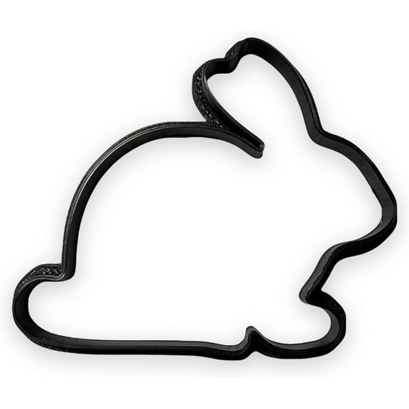 Bunny Rabbit Cookie Cutter with Easy Push Design