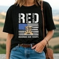 thumbnail image 2 of Red Friday Veterans Day T‑Shirt – R.E.D. Friday “Remember Everyone Deployed” Tee, Patriotic Military Support Shirt, 2 of 5