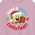thumbnail image 3 of SpongeBob SquarePants - Have A Swell Christmas - Women's Racerback Tank Top, 3 of 6