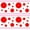 Red, variant on POLKA DOTS ~ WALL DECAL, HOME DECOR QTY 55 Red