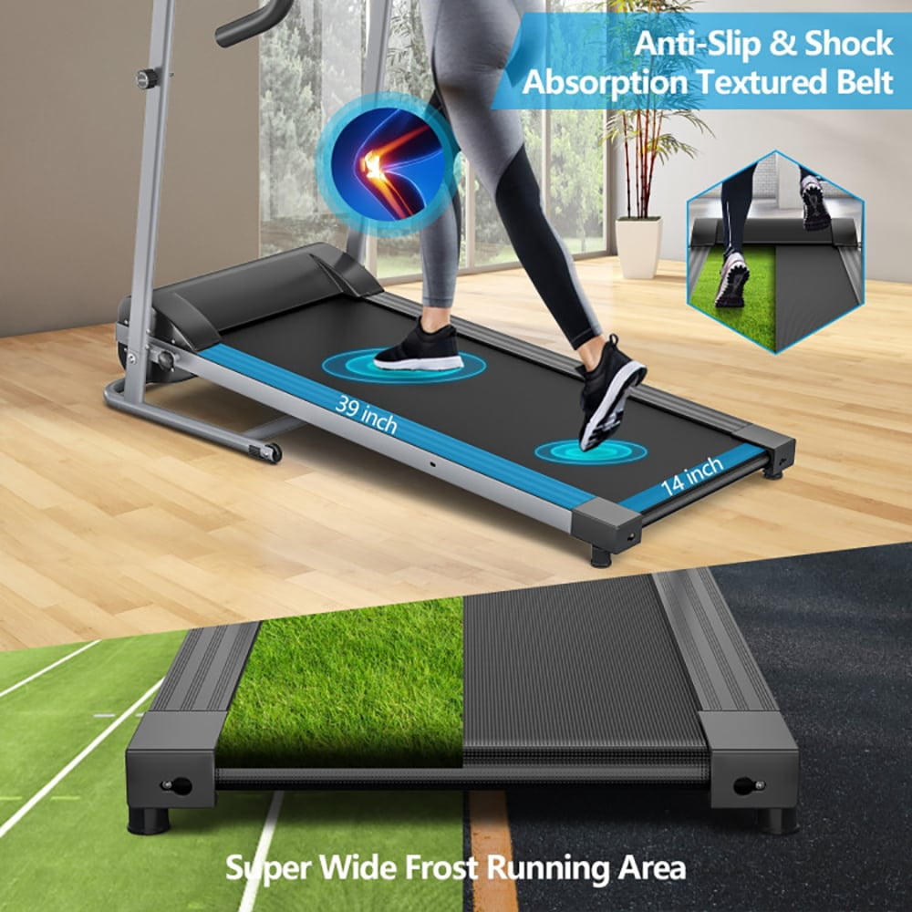GVN Jogging Machine,Exercise Treadmill,Electric Foldable Treadmill with LCD Display and Heart Rate Sensor