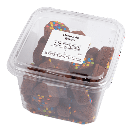 Freshness Guaranteed Spring & Mother's Day Brownie Bites Tub, 22.2 oz, 33 Count (Shelf Stable)