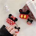 thumbnail image 3 of Compatible con Airpods Pro Minnie Mouse Mickey Cute 3D Cartoon Case, Kawaii Airpods Pro funda de silicona para niñas, niños, adolescentes, niños (rojo), 3 of 5