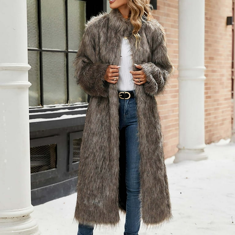 Long Faux Fur Coat Sale Clearance Uk Fjofpr Winter Coats For Women