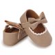 thumbnail image 4 of Zapatos Mary Jane para bebés, zapatos planos antideslizantes, suela de goma suave, primeros pasos para niños pequeños, zapatos de vestir de princesa, color albaricoque, la longitud interior es de 12 JAMW Sencillez, 4 of 5