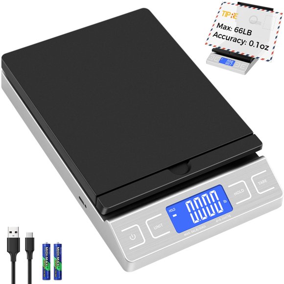 Báscula digital para envíos postales TIPRE 30 kg/0,1 g con soporte