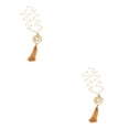 thumbnail image 4 of Minnieouse Collar de cadena boho Joyería estética ajustable de moda Elegante con borlas Decoraciones Gargantillas Regalos de San Valentín Oro Type1 NO1, 4 of 6