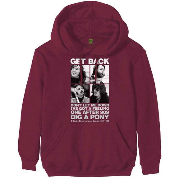 The Beatles Unisex Pullover Hoodie Sweatshirt 3 Savile Row (Small)