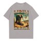 thumbnail image 2 of Tralalero Tralala Womens Tops Short Sleeve Thin Tops AI Italian Animals Lirili Larila Printed Mens Shirts Cute Shirts for Women Gifts for Fans（Light Gray，M）, 2 of 4