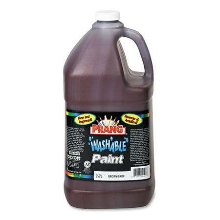 UPC: 0072067106087 | Dixon Prang Washable Tempera Paint Brown 1 gal Bottle EA (DIX10608)