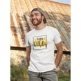 thumbnail image 2 of Happy Birthday On A Golden Stain T-Shirt Men -Image by Shutterstock, Male XX-Large, 2 of 4