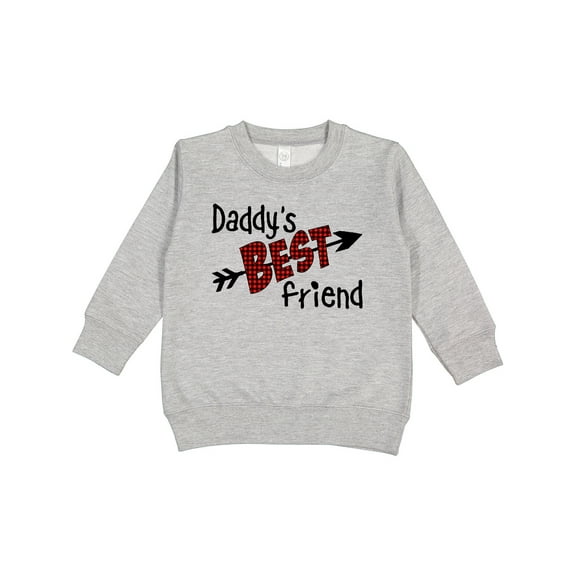 Inktastic Daddy's Best Friend Arrow and Plaid Letters Toddler Sweatshirt