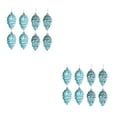 thumbnail image 3 of Redempat 8pcs Festive Christmas Decorations For Tree 8Pcs In 1 Pack ABS Plastic Pine Tree Hanging Pine Cone Decorations Lake Blue 2Set, 3 of 6