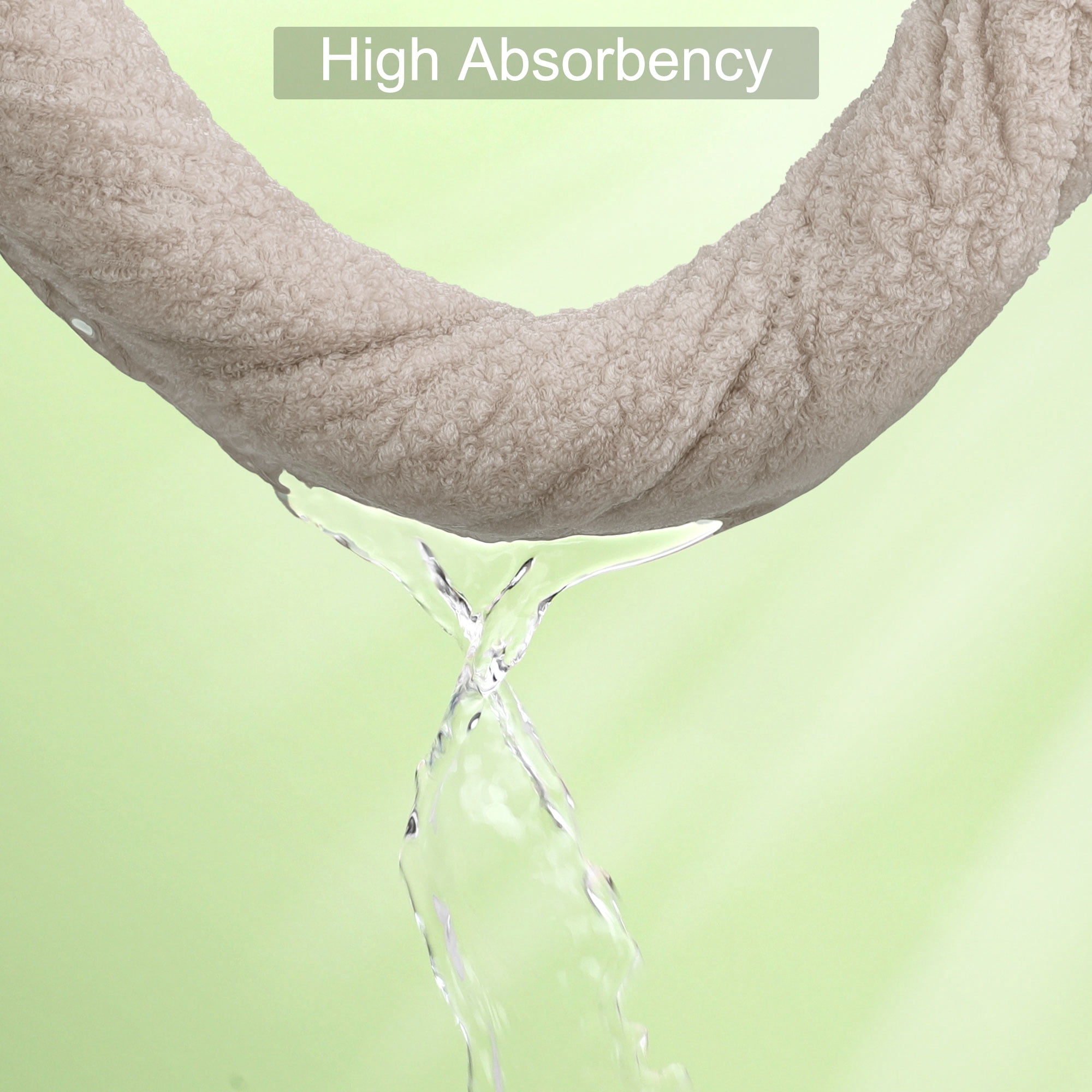 Unique Bargains Cotton 600 GSM Absorbent Hand Towel Set 14" x 30" Bone 4 Pcs
