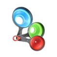 thumbnail image 2 of Here's a polished and professional product description for your collapsible silicone funnels:\n\n \n\n**3pcs Collapsible Silicone Funnels – Flexible, 2 of 3