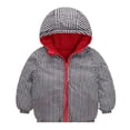 thumbnail image 6 of Gyratedream Baby Kids Down Jacket Solid Color Cotton Clothes For Late Fall And Winter Windproof Outerwear, 6 of 6