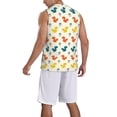 thumbnail image 2 of Naloa Colorful Squirrel Basketball Jersey Reversible Men's Mesh Athletic Sports Shirts Training Practice S-4XLLarge, 2 of 6