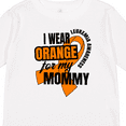 thumbnail image 4 of Inktastic I Wear Orange For My Mommy Leukemia Awareness Boys or Girls Long Sleeve Toddler T-Shirt, 4 of 5