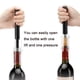 thumbnail image 5 of Juego de abridor de vino con bomba de presión de aire, juego de regalo con abridor de botellas de vino con cortador de papel de aluminio, vertedor de vino y tapón de vino para beber, fiesta Xemadio 2034185-1, 5 of 9