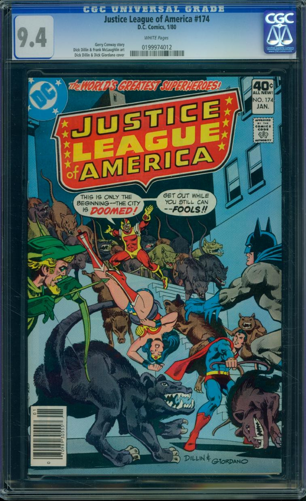 Cover of Justice League of America #174