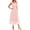 Light Pink, variant on PRETTYGARDEN Women's Midi Tulle Dress Sleeveless Smocked Square Neck Ruffle Flowy Party Wedding Guest Sundress
