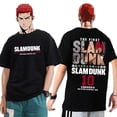 thumbnail image 3 of Camiseta de Slam Dunk para hombre, Camisa de algodón puro de gran tamaño, Manga corta, Unisex, Sakuragi, Hanamichi, kaade, Rukawa, 3 of 4